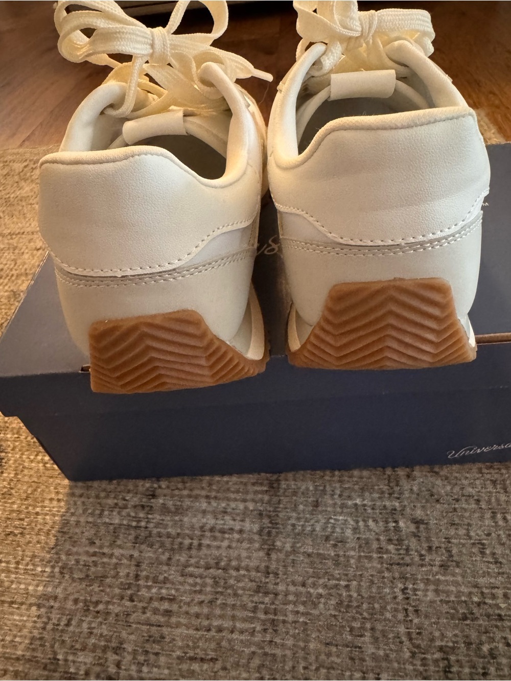 Universal Thread Mercedes Cream and Gum Retro Runner Sneakers - Picture 7 of 9